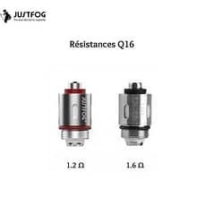 Résistance Q16 - JUSTFOG